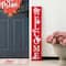 Glitzhome® 3.5ft. Valentine's Wooden Welcome Porch Sign